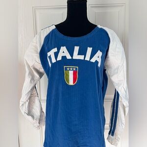 Italia Men’s authentic soccer shirt from Italy, M/L ? measurements listed